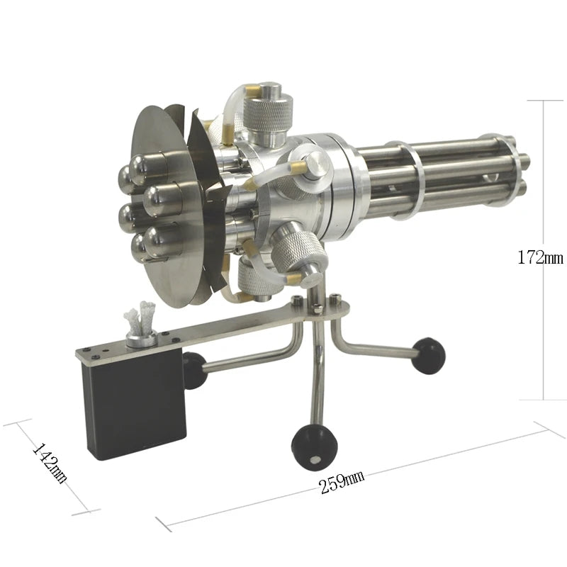 Stirling Powered Gatling Gun