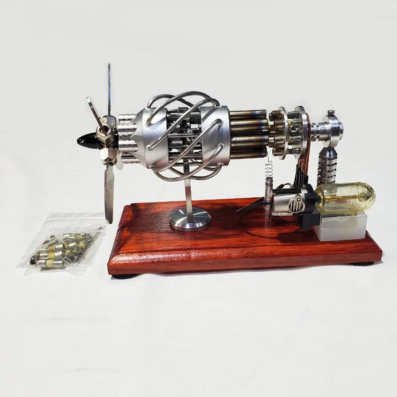 16 Cylinder Stirling Engine Model