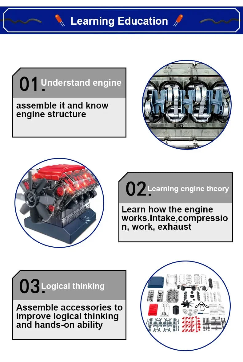 V8 Engine Model