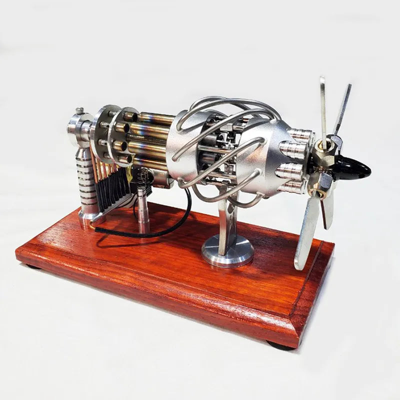 16 Cylinder Stirling Engine Model