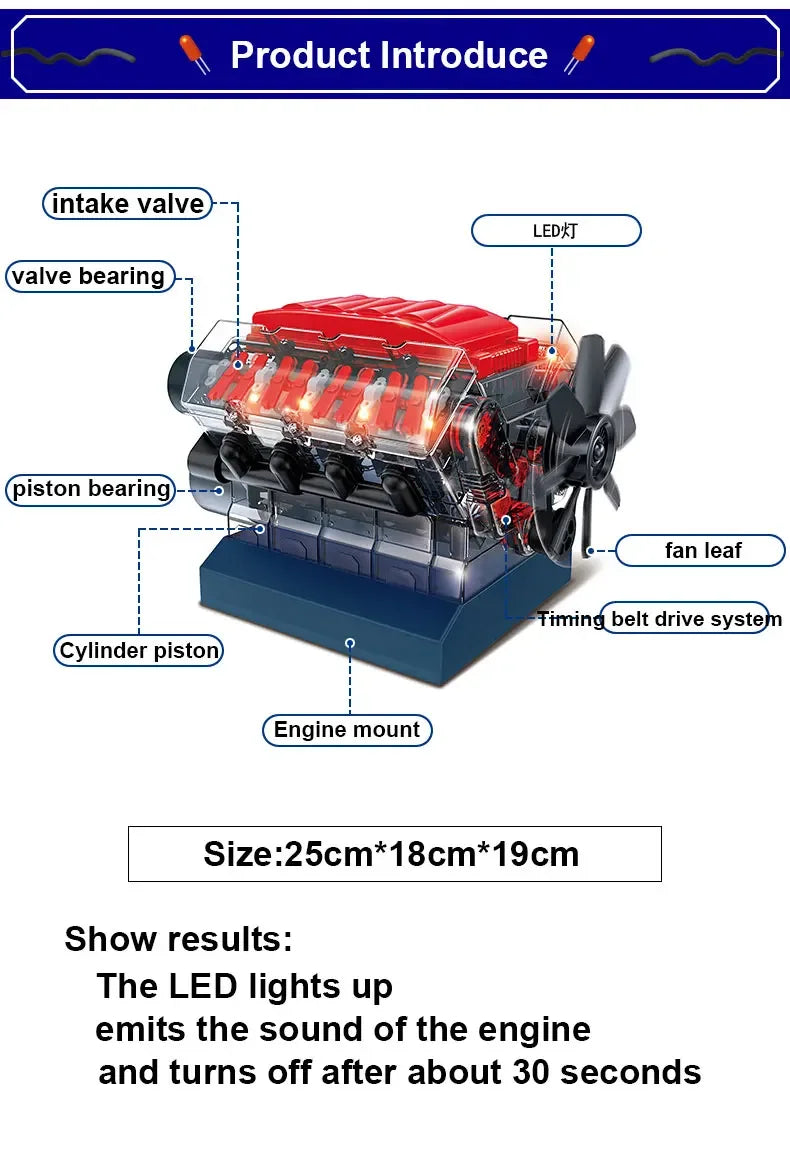 V8 Engine Model