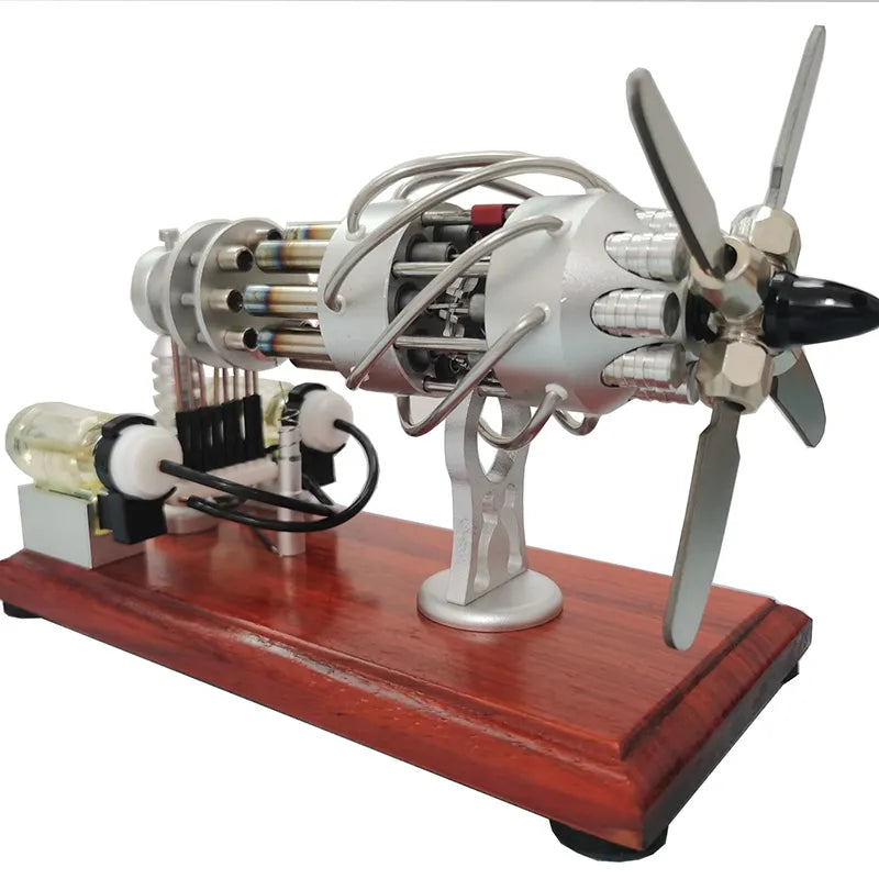 16 Cylinder Stirling Engine Model