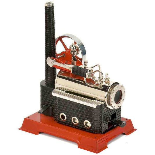 Metal Steam Engine Model with Built in Boiler & Chimney