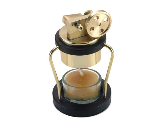 Tiny Candle Steam Engine